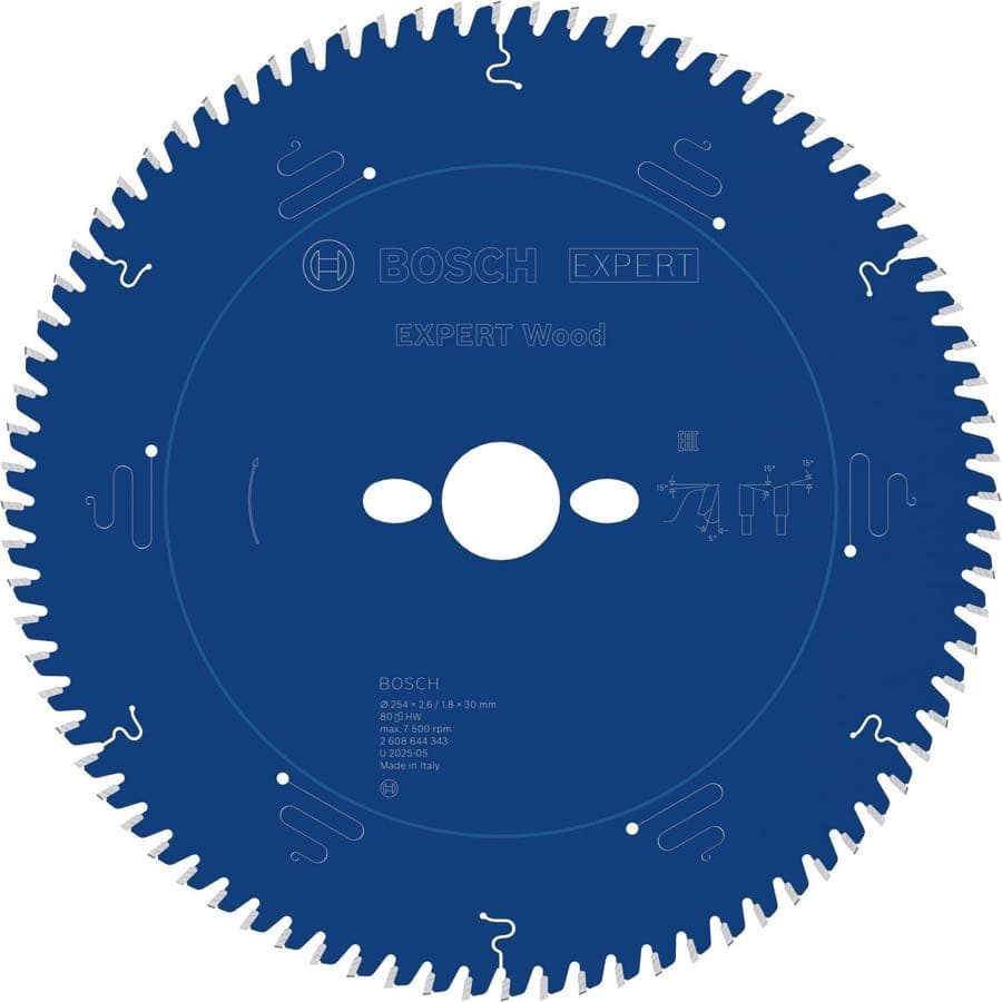 Bosch EXPERT Wood Kreissägeblatt 254×30 Z80