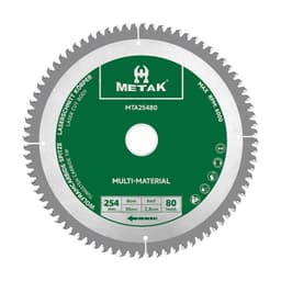 METAK HM Kreissägeblatt 254×30 Z80 Multi Aluminium