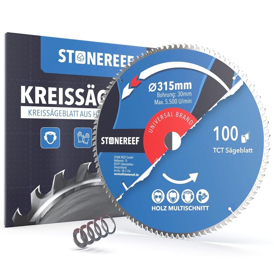 STONE REEF Kreissägeblatt 315×30 100Z Feinschnitt