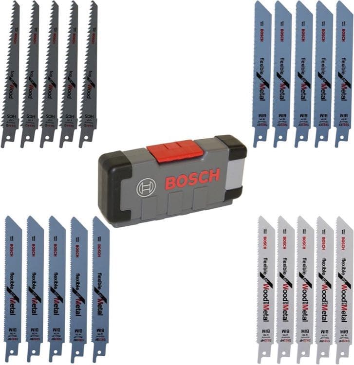 Bosch Professional 20tlg. ToughBox Wood and Metal