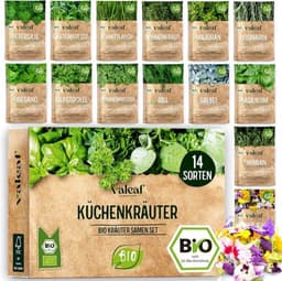 valeaf valeaf BIO Kräuter Samen Set 14 Sorten