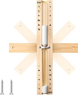 TaimeiMao TaimeiMao Sauna-Sanduhr 15 Minuten weiß