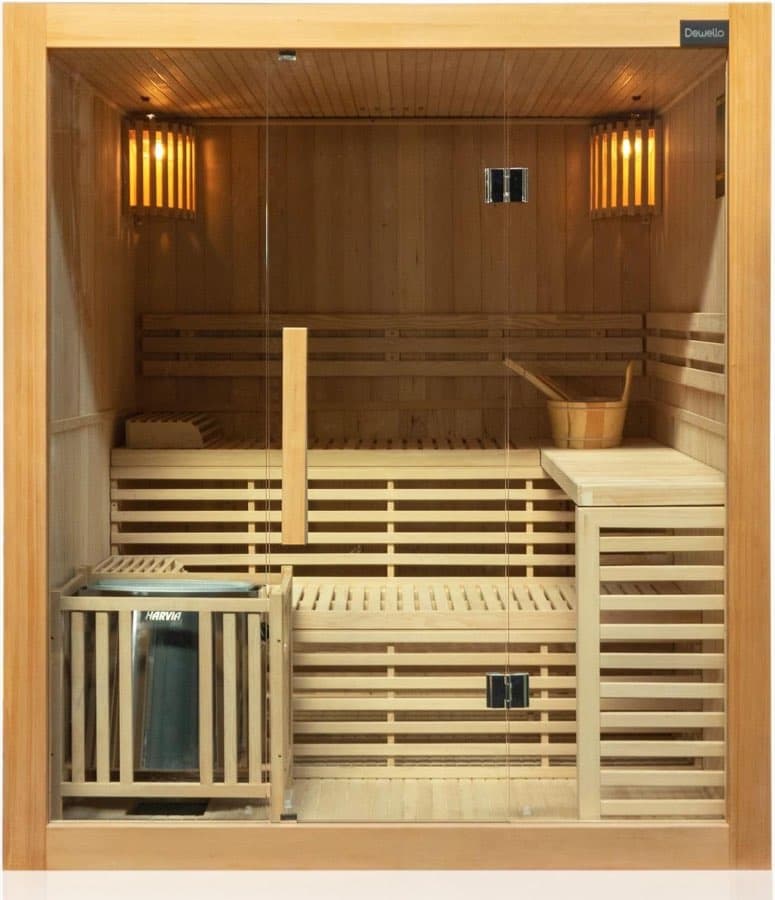 Dewello Finnische Sauna Sarnia 180x140
