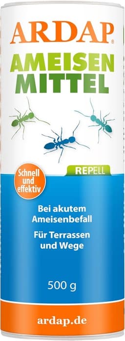 ARDAP Repell Ameisenmittel 500 g – Testsieger im Ameisenstreumittel-Vergleich