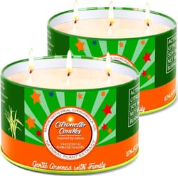 Aottom Citronella Outdoor 2×400 g – Testsieger im Anti-Mücken-Kerze-Vergleich