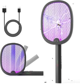 YISSVIC klappbar 2-in-1 Schwarz – Testsieger im elektrische Fliegenklatsche-Vergleich