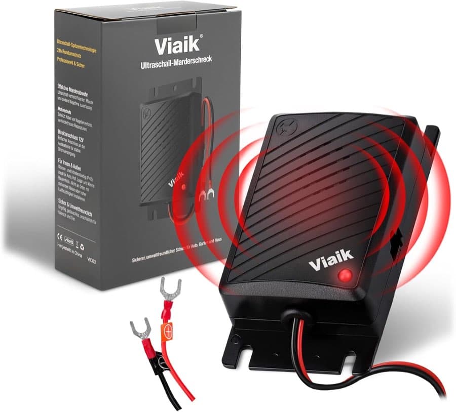 Viaik Marderschreck Auto 12V Ultraschall