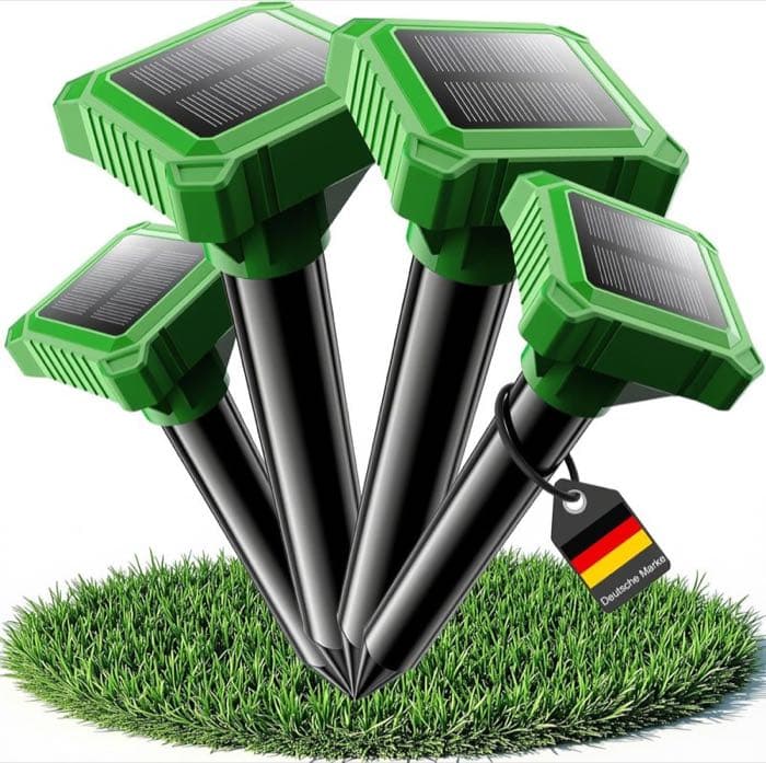 SOKTNEU Maulwurf Vertreiber 4 Stück