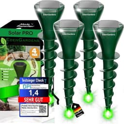 EdenGardens EdenGardens SOLAR MOLE PRO 4er Set
