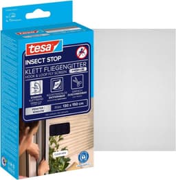 tesa tesa Insect Stop Premium Klett 130×150 Anthrazit