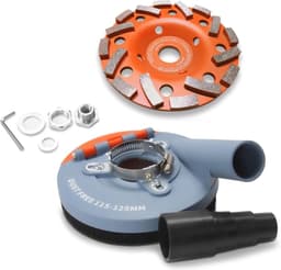 FANZTOOL FANZTOOL Absaughaube und Diamantschleiftopf 125 mm