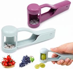 Mtbricey Traubenschneider 2er Set (Lila/Hellblau)