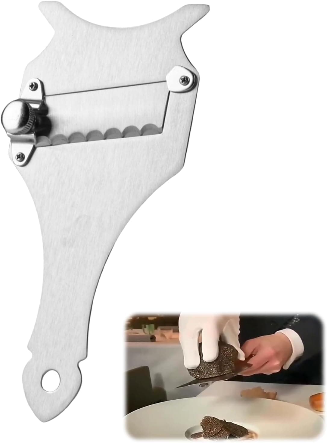 Hugfads Trüffelschneider Edelstahl H-12
