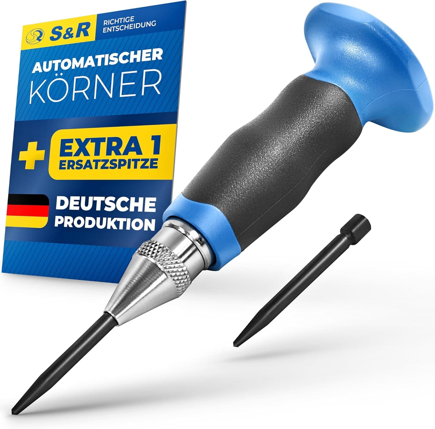 Paffrath Automatischer Körner – Präzises Markieren ohne Hammer – Einstellbare Schlagkraft