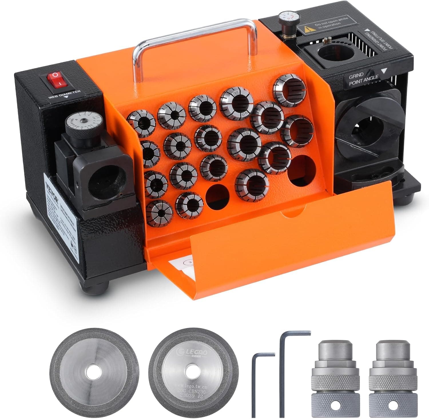 VEVOR MR13B Bohrerschärfmaschine 3-13 mm, 95-135 Grad
