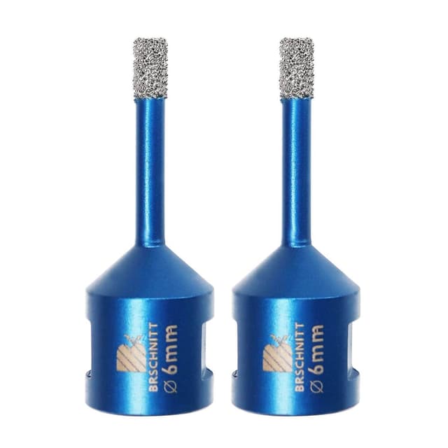 BRSCHNITT Diamantbohrer 6 mm (2 Stueck)