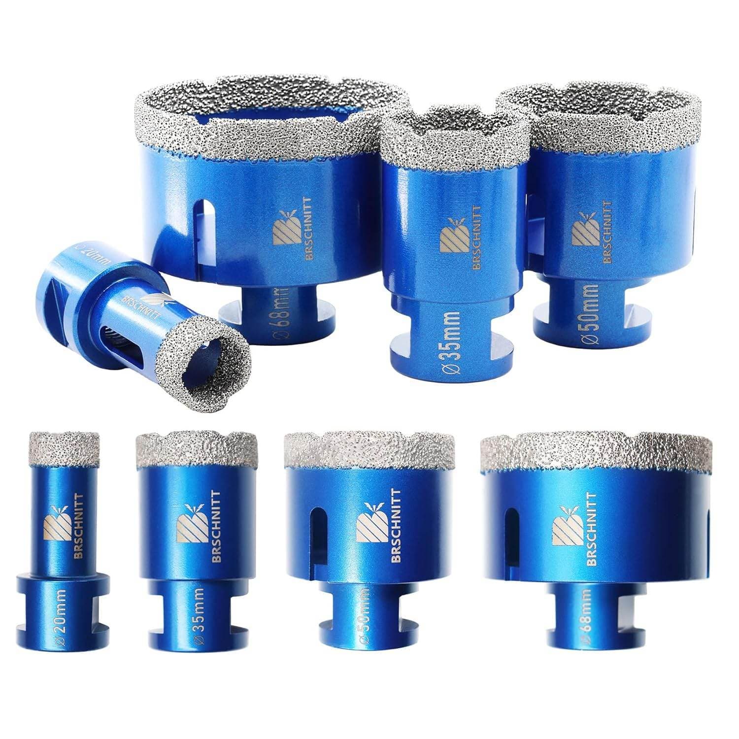 DiamantbohrerSet für Fliesen 20/35/50/68 mm