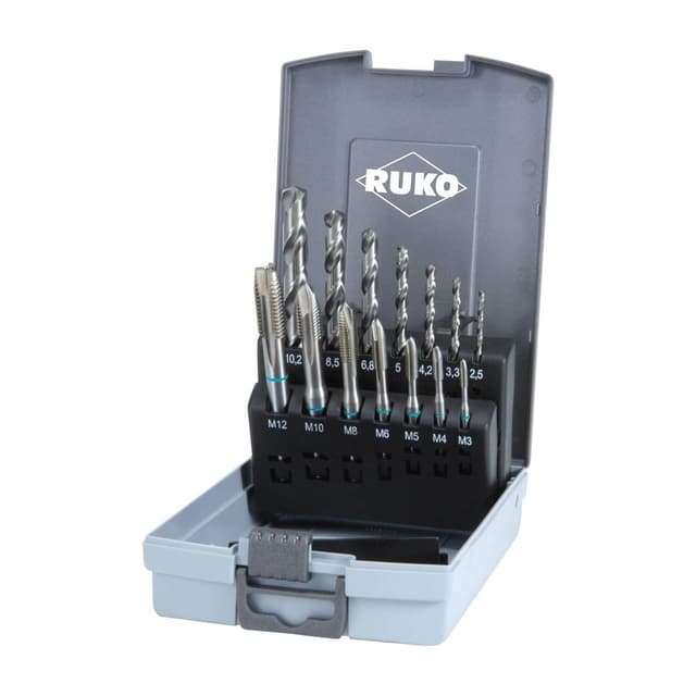 Ruko Maschinengewindebohrer-Set 14-teilig