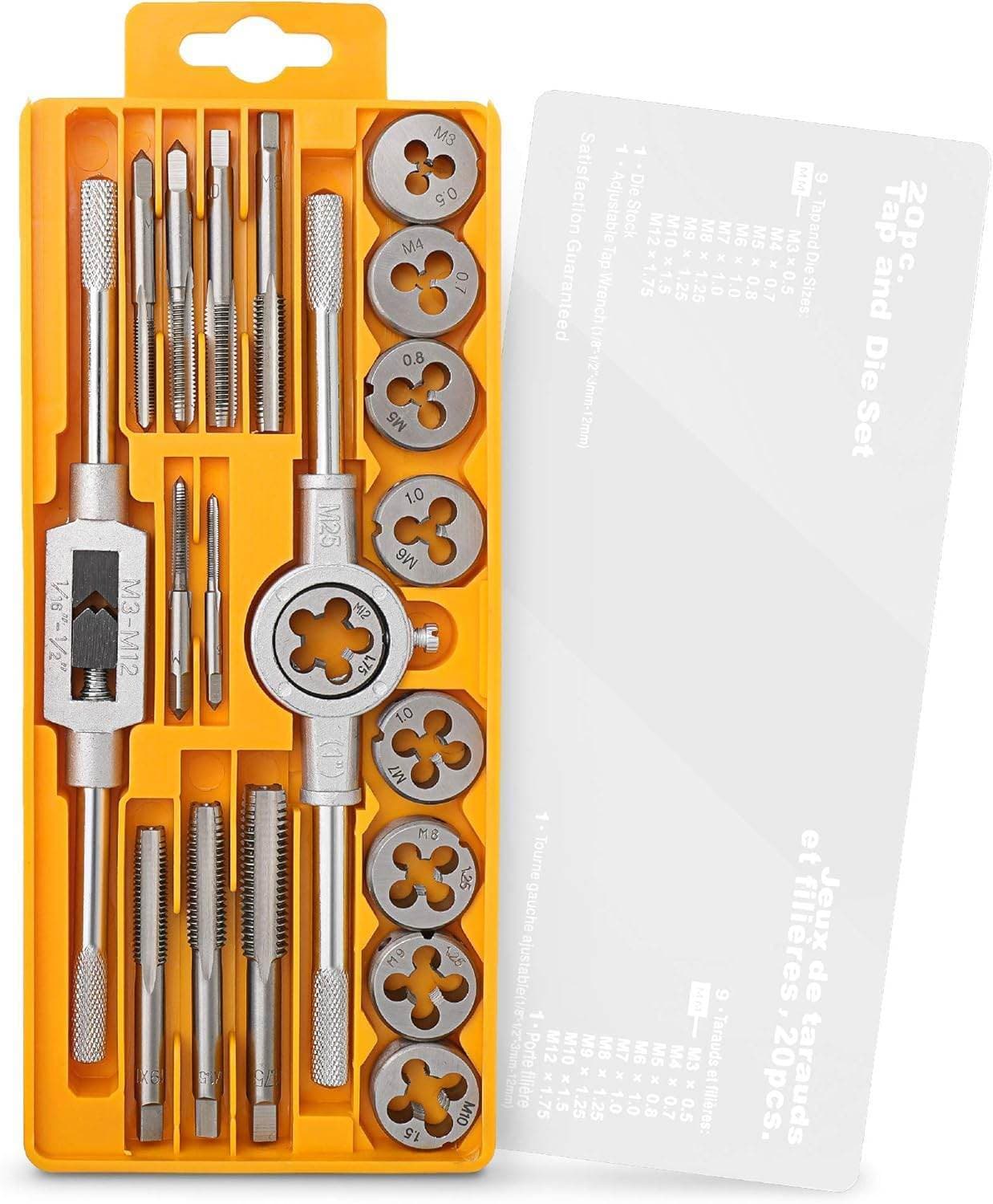 HiSpec Gewindeschneider-Set 20-teilig