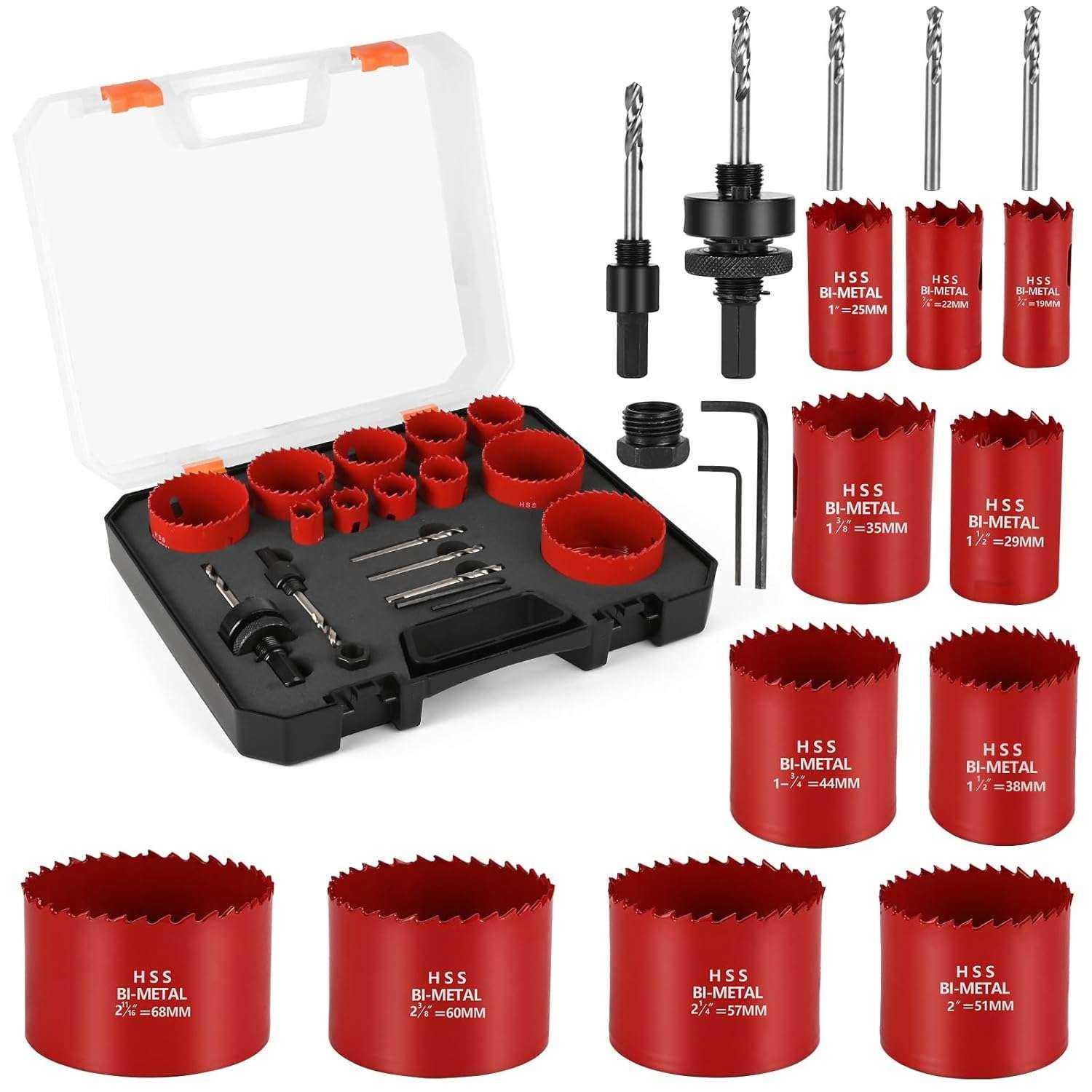 Gaethra M42 Bimetall-Lochsägen-Set 19-teilig