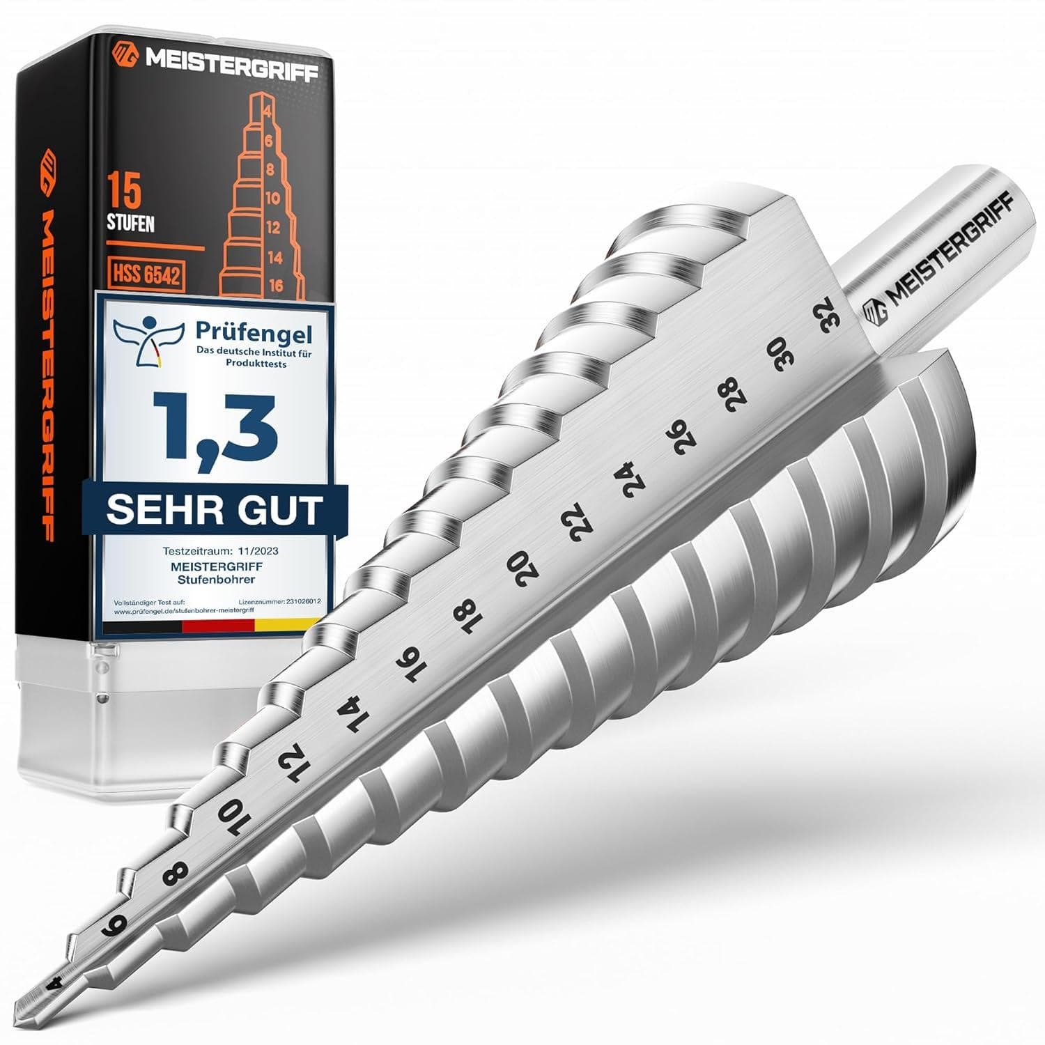 MEISTERGRIFF Stufenbohrer 4-32 mm