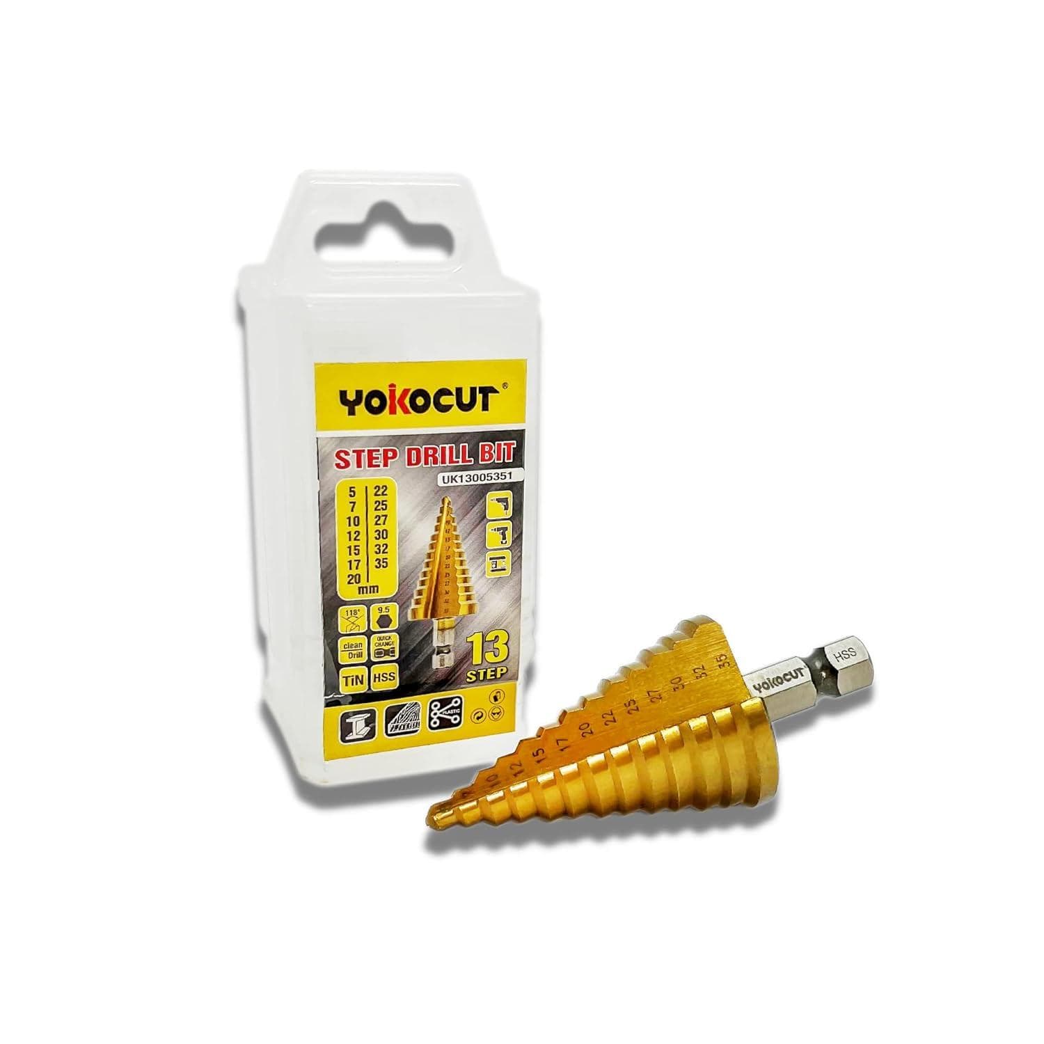 YOKOCUT Stufenbohrer 5-35 mm