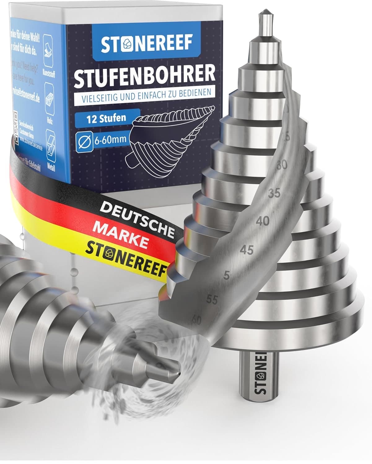 STONE REEF Stufenbohrer 6-60 mm