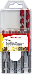 fischer Universal-Bohrerset 5-teilig (5–12 mm)