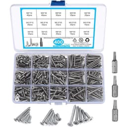 Yibaijia Yibaijia Edelstahl-Set 400 Stück Torx