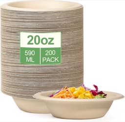 greensight greensight 200× Bagasse-Schalen 590 ml