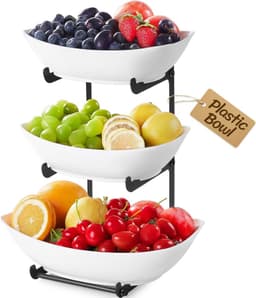 Lifewit Lifewit Obst Etagere 3 Etagen schwarz