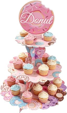Korechain Korechain Karton Cupcake Ständer 3 Etagen