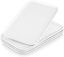 Fischteller – Testsieger MALACASA Servierplatten 4er 30×18 cm