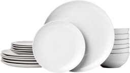 Amazon Basics Porzellan Coupe 18-teilig