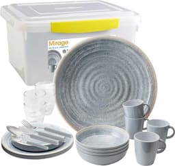 SUNDREAM SUNDREAM Mirage Melamin-Komplettset 36-teilig