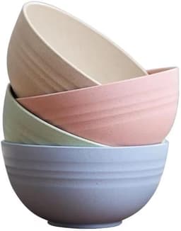 PIQIUQIU PIQIUQIU 4er Kunststoffschalen 700 ml Pastell