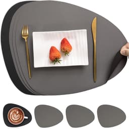 Myir JUN Myir JUN doppelseitige Tischsets oval 4er