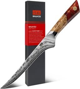 SHAN ZU SHAN ZU Damast SG2 Filetiermesser 18 cm