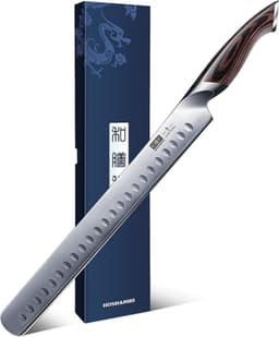 HOSHANHO HOSHANHO Schinkenmesser 30 cm Pakkaholz