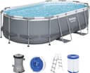 Bestway Power Steel oval 427 × 250 × 100 cm – Testsieger im Ovalpool-Vergleich
