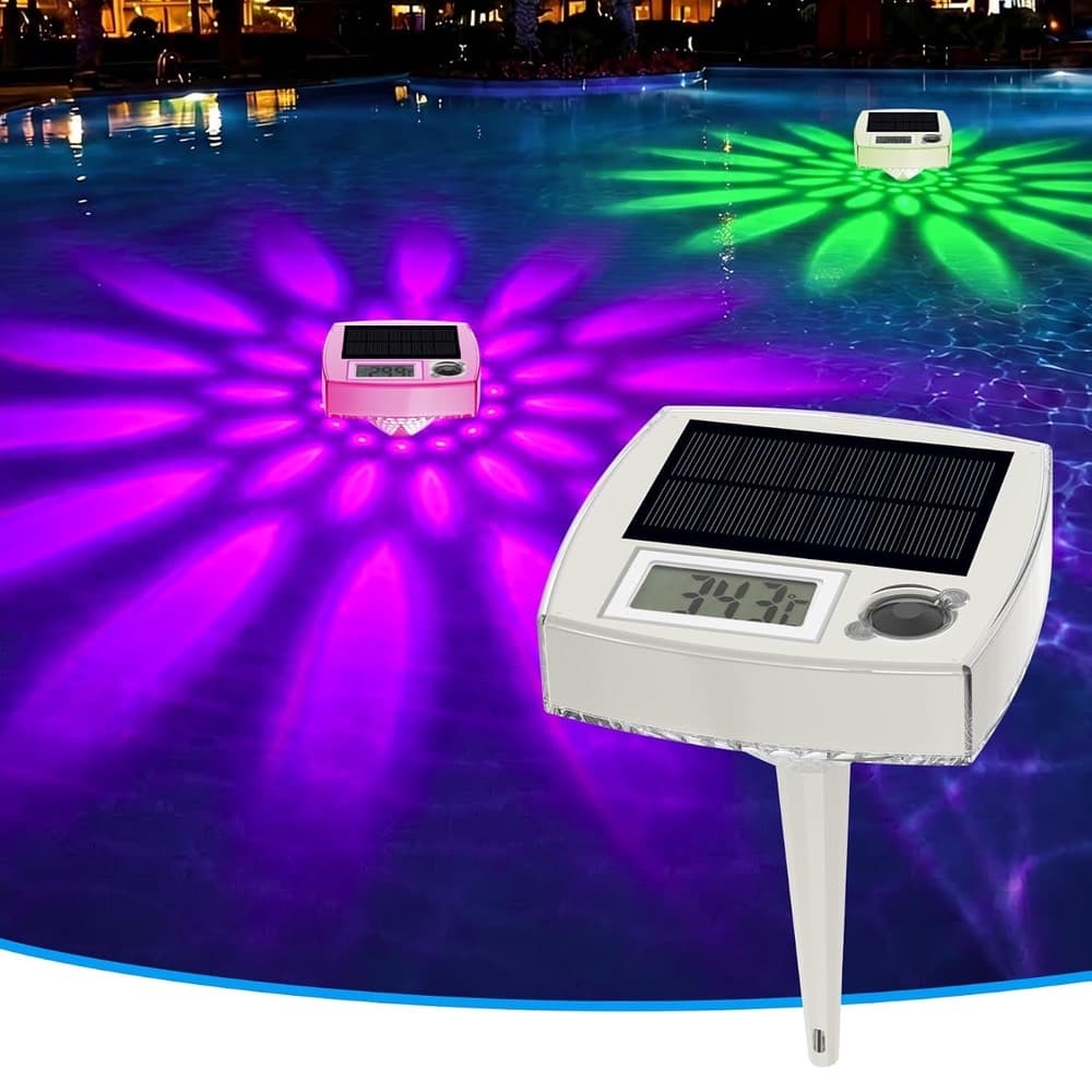 sylvwin Solar Poolthermometer digital