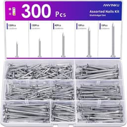 ANVINKU ANVINKU 300 Flachkopf-Nägel silber