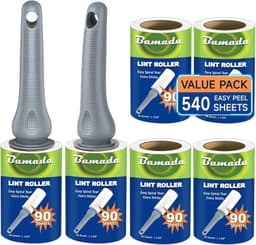 Fusselroller – Testsieger Bamada Fusselroller 540 Blatt (2 Griffe)
