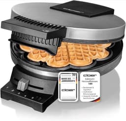 Cloer Cloer 189 Premium-Herzwaffeleisen 16 cm