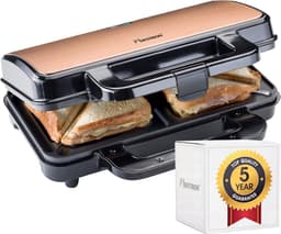 Bestron Bestron XL Sandwichmaker ASM90XLCO Kupfer 900 W