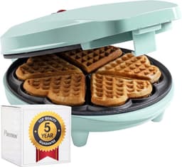 Bestron Bestron ASW217M Retro Herzwaffeleisen Mint