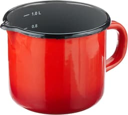 Krüger Emaille Milchtopf Rom 12 cm