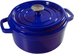 SZUN SZUN Gusseisen Topf emailliert 24 cm Blau