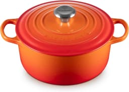 LE CREUSET Le Creuset Signature Bräter 24 cm rund Ofenrot