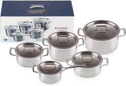 Le Creuset Le Creuset 3-ply Edelstahl-Topfset 5-teilig